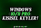 ⭐Windows 10/11 Pro Lisans Kodları!