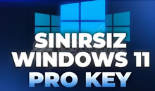 WINDOWS 10/11 SINRISIZ PRO KEY