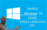 Windows 10 Home Single Language Key
