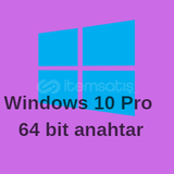 Windows 10 Pro Anahtar 64 Bit 