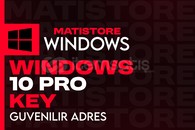 ⭐Windows 10 Pro Key + Sorunsuz✅