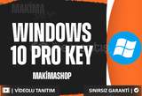 Windows 10 Pro Key + Sorunsuz