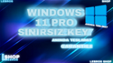 ⭐ Windows 11 Pro Key [Anında Teslimat] 