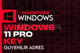 ⭐Windows 11 Pro Key + Sorunsuz✅