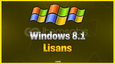 windows 8.1 lisans anahtarı