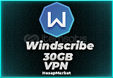 Windscribe Hesap (30 GB)