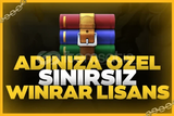 ⭐⭐WinRAR ÖMÜR BOYU⭐GARANTİLİ⭐LİSANS ANAHTARI⭐