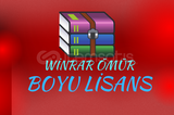 WİNRAR ÖMÜR BOYU LİSANS !