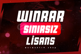 ✨Winrar Sınırsız Lisans✨ 