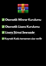 Winrar Yükleyici + lisanslayıcı + source kodu