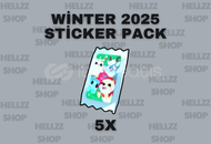 Winter 2025 Sticker Pack - 5 Adet !