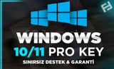 ⭐WlNDOWS 10 PRO/11 PRO KEY SINIRSIZ+GARANTİLİ⭐