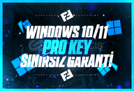 ⭐WlNDOWS 10 PRO/11 PRO KEY SINIRSIZ+GARANTİLİ⭐