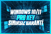 ⭐WlNDOWS 10 PRO/11 PRO KEY SINIRSIZ+GARANTİLİ⭐