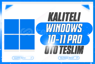 ⭐WlNDOWS 10 PRO/11 PRO KEY SINIRSIZ+GARANTİLİ⭐