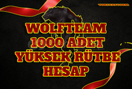 Wolfteam 1000 Adet Prime Random Hesap ⭐️ Wolfteam 1000 Adet Prime Random Hesap ⭐️