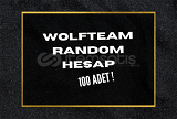 WolfTeam Random Hesap [100x]
