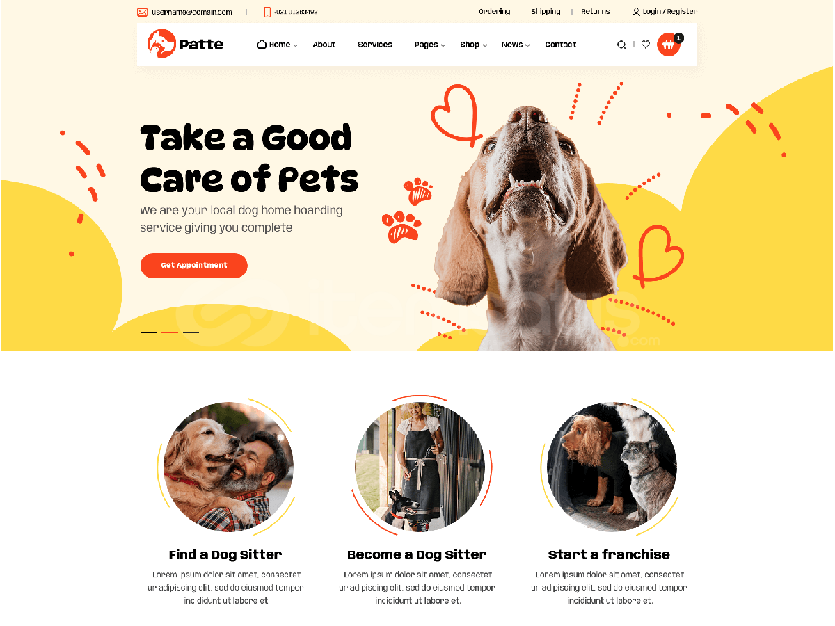 Wordpress Veteriner Teması Wordpress Veteriner Teması