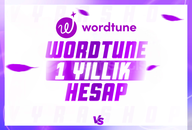 Wordtune 1 Yıllık Lisans Hesap