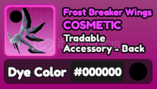 World Zero 000 Frost Breaker Wings