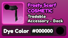 World Zero 000 Frosty Scarf