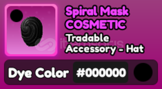 World Zero 000 Spiral Mask