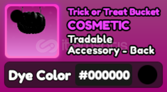 World Zero 000 Trick or Treat Bucket
