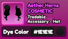 World Zero 1E Aether Horns