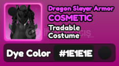 World Zero 1E Dragon Slayer Armor