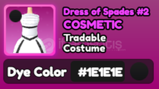 World Zero 1E Dress of Spades #2