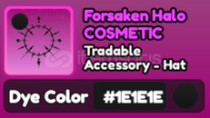 World Zero 1E Forsaken Halo