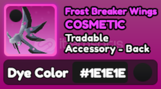World Zero 1E Frost Breaker Wings