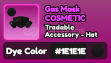 World Zero 1E Gas Mask