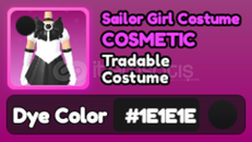 World Zero 1E Sailor Girl Costume