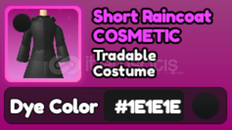 World Zero 1E Short Raincoat