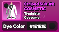 World Zero 1E Striped Suit #2