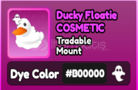 World Zero b0 Ducky Floatie