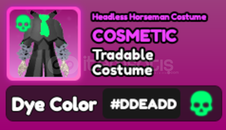 World Zero DEAD Headless Horseman Costume