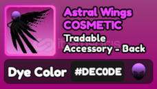 World Zero DEC0DE Astral Wings