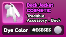 World Zero E6 Back Jacket