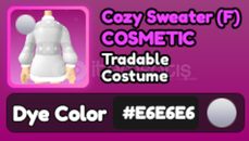 World Zero E6 Cozy Sweater (F)