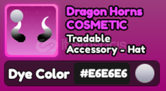 World Zero E6 Dragon Horns