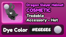 World Zero E6 Dragon Slayer Helmet