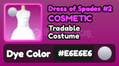 World Zero E6 Dress of Spades #2