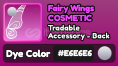 World Zero E6 Fairy Wings