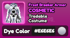 World Zero E6 Frost Breaker Armor