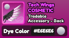World Zero E6 Tech Wings
