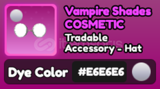 World Zero E6 Vampire Shades