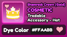 World Zero FAB Shamrock Crown (Gold)