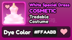 World Zero FAB White Special Dress